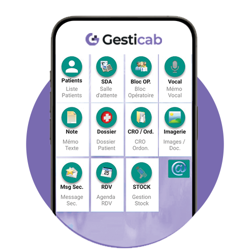 GestiCab logiciel de gestion médicale GestiCab Mobile Application
